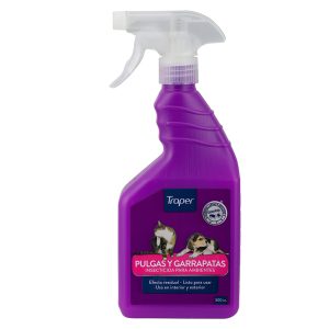 TRAPER PULGAS Y GARRAPATAS INSECTICIDA AMBIENTAL 500CC